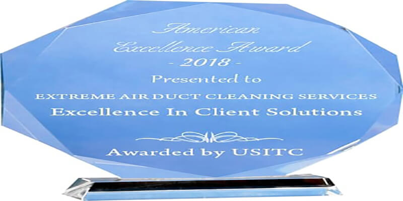 Extreme Air Duct Cleaning Services receives 2018 American Excellence Award - Extreme Air Duct Cleaning and Restoration Services
