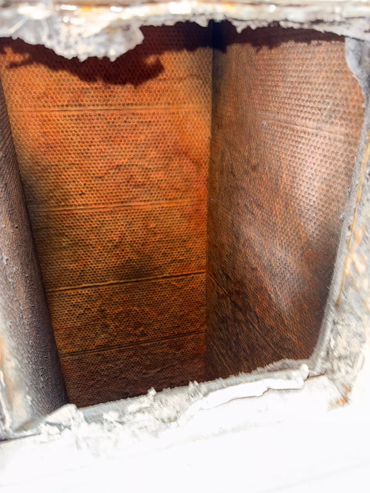 Residential full-detail air duct cleaning in East Houston, TX (77029) - return run