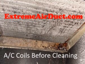 Dirty evaporator coil