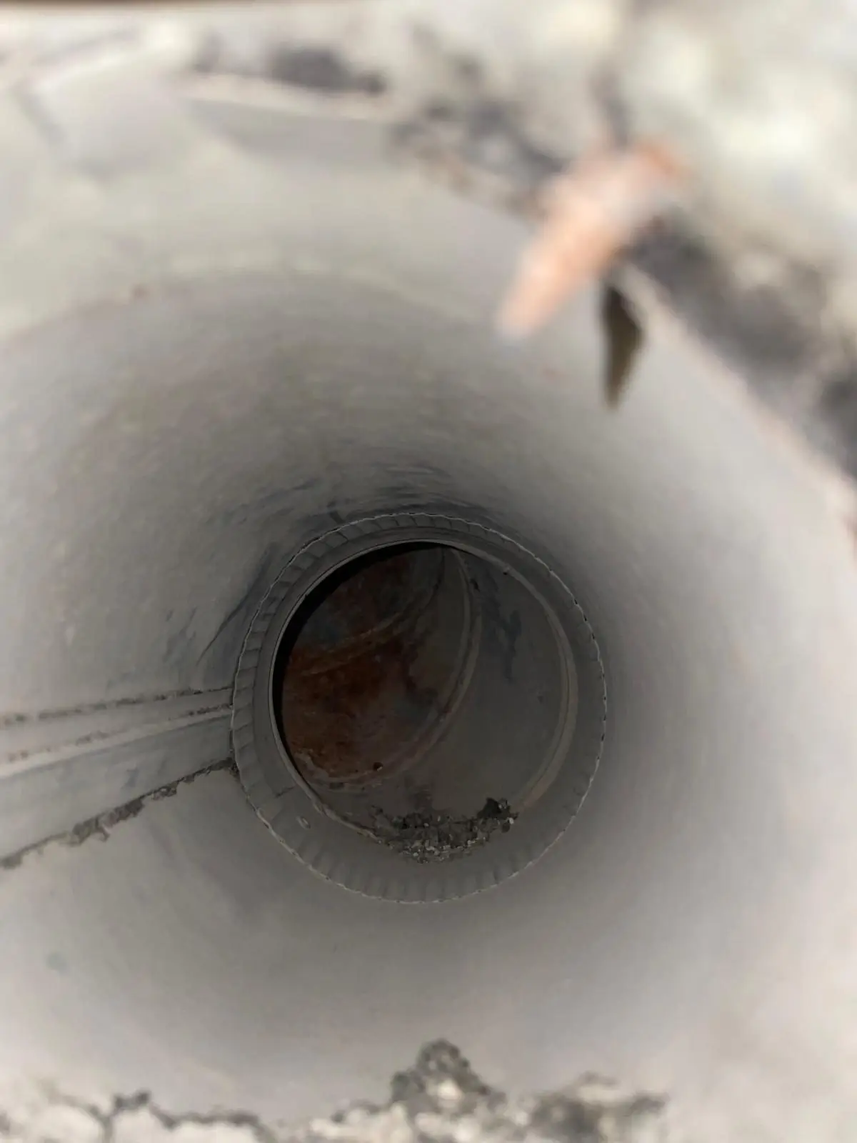 Clean dryer vent duct with clear airflow after service, Houston