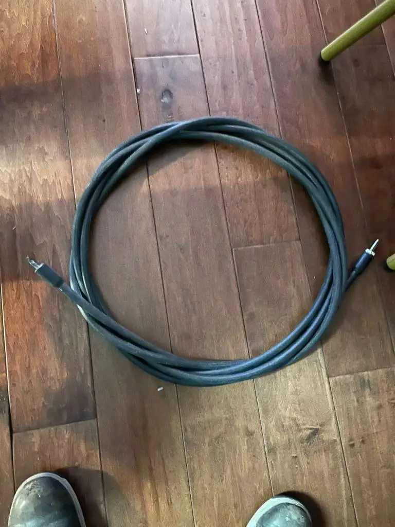 Rotary brush and cable system used for dryer vent cleaning in Houston