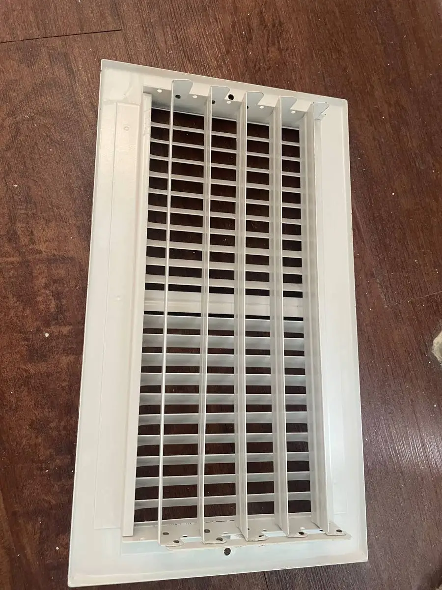 Return air grille after washing during apartment air duct cleaning in Houston 77006
